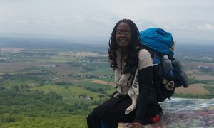African American hiker