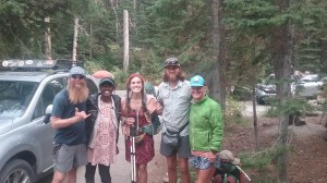 African American woman hiker