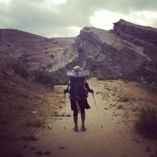 Hiking through Vasquez rocks